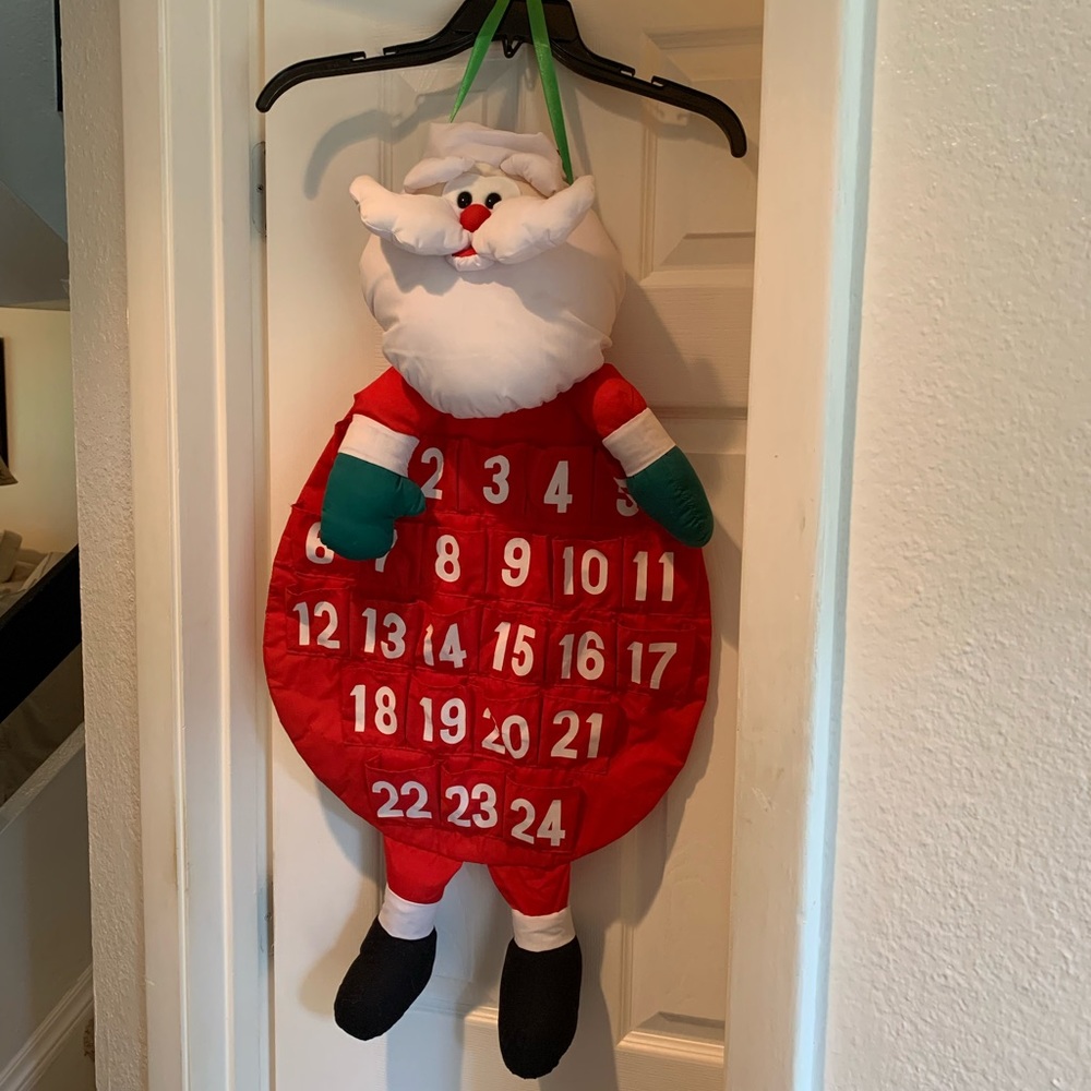 SOLD Vintage House of Lloyd Santa Advent Calendar - Picture 1 of 10